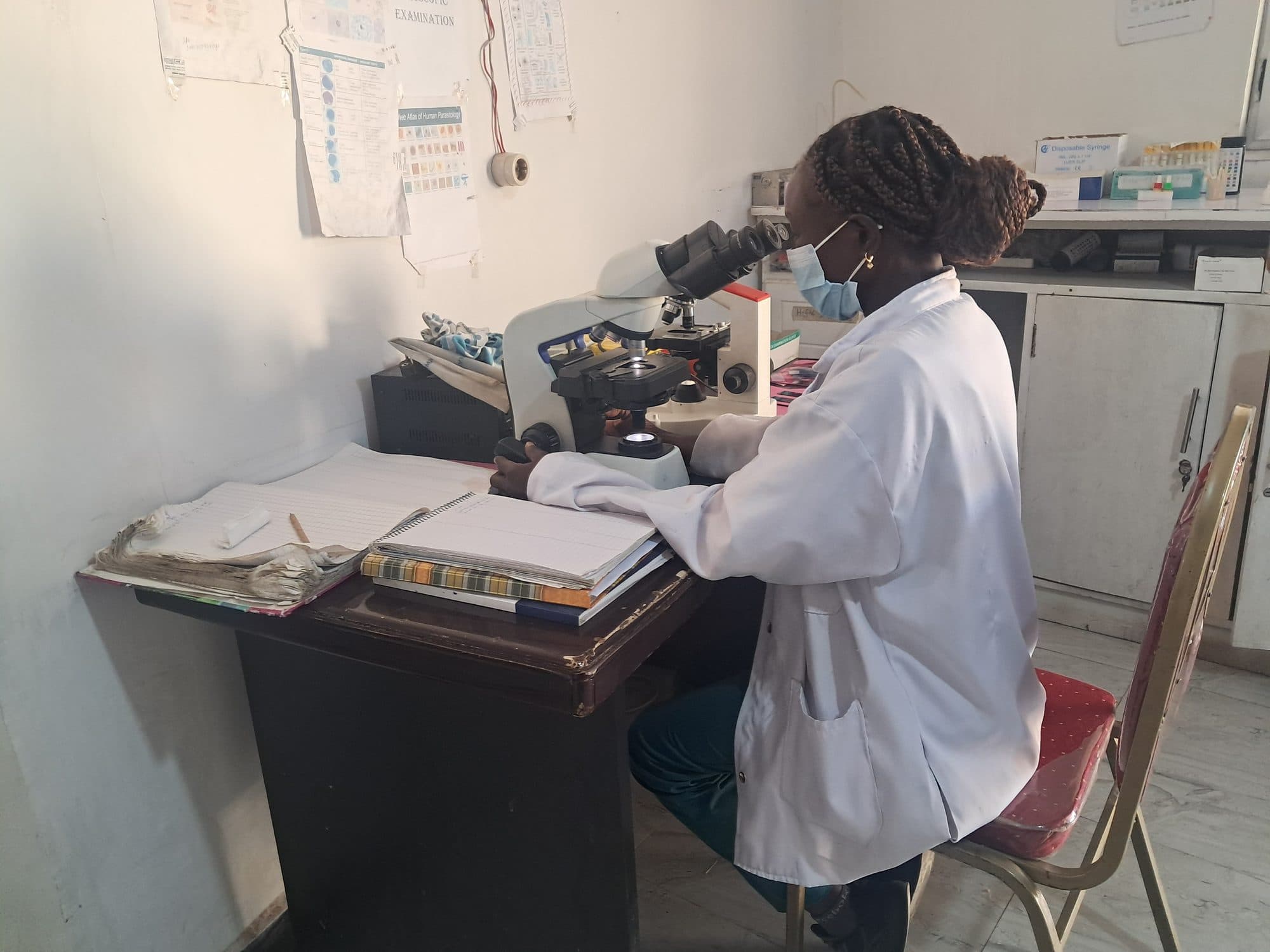 Laboratory Technician at Work
